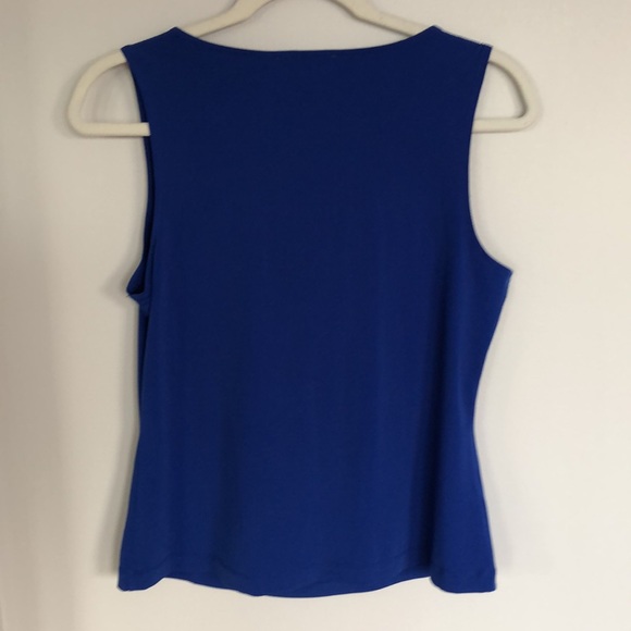 Calvin Klein Draped Neck Tank Blouse - Picture 4 of 6